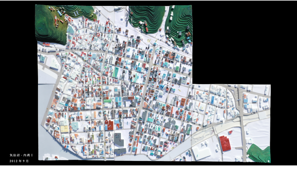 気仙沼市街地模型